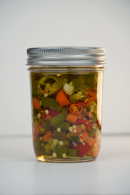 Chili Crunch - Artisan Chilis & Veggies in Olive Oil